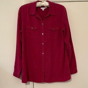 J. Jill Vibrant cranberry Top